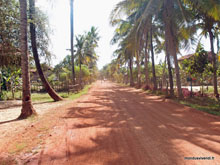 Route vers Siem Reap -Cambodge